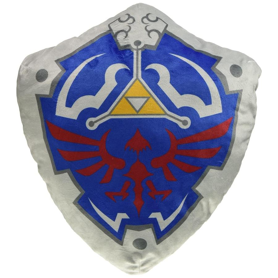 未使用品　ゼルダの伝説　ハイリアの盾　トライフォースクッションセット 三英貿易(Sanei Boeki) ゼルダの伝説 雑貨 ぬいぐるみクッション