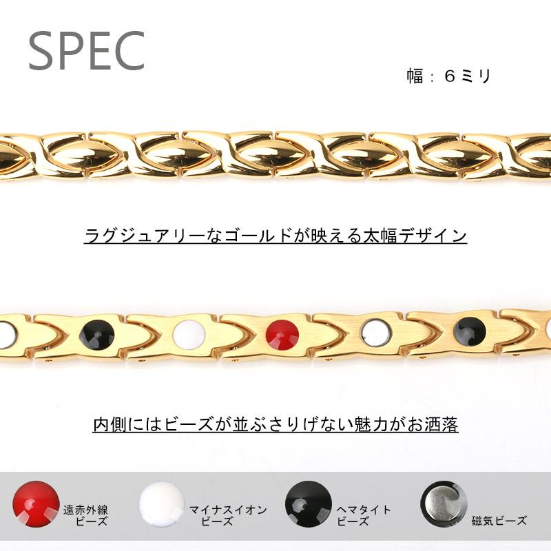 2個で10％OFF 3個で20％OFFクーポン／磁気ブレスレット メンズ