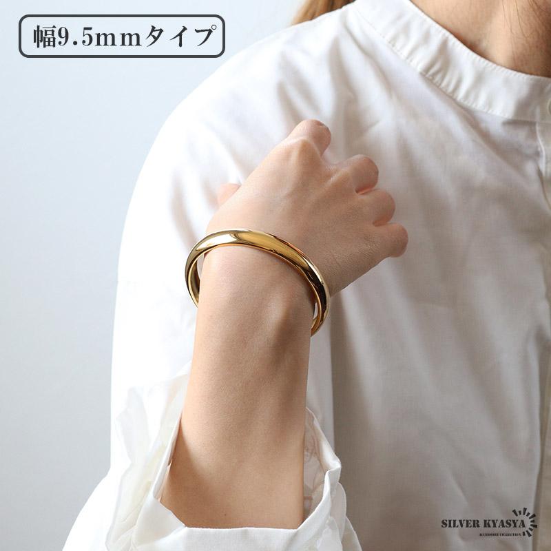2個で10％OFF 3個で20％OFFクーポン／ステンレス シンプルバングル 