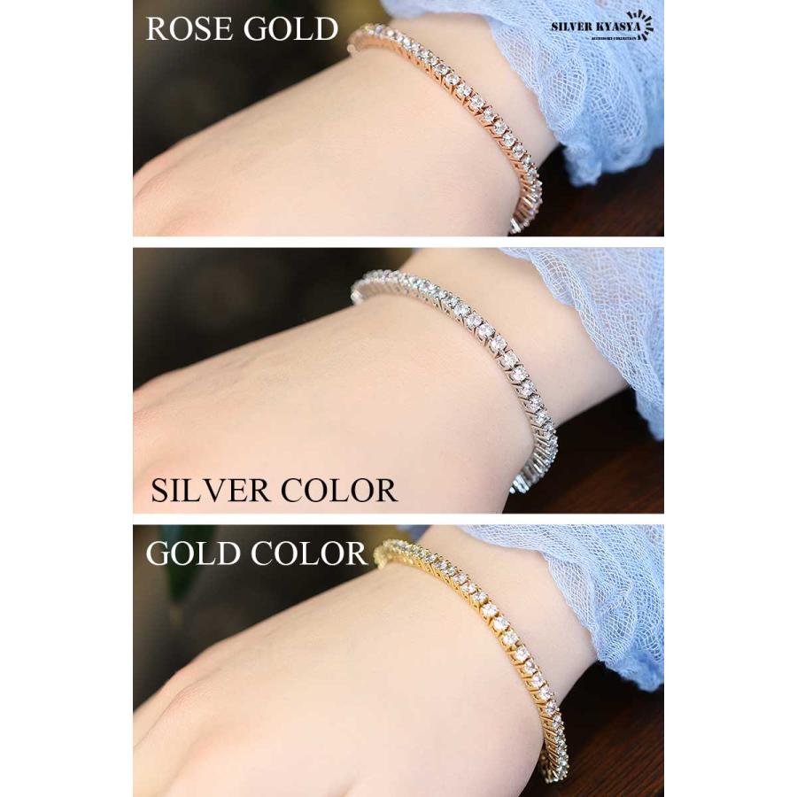 B系 アクセサリー ブレスレット テニスブレスレット ゴールド 金