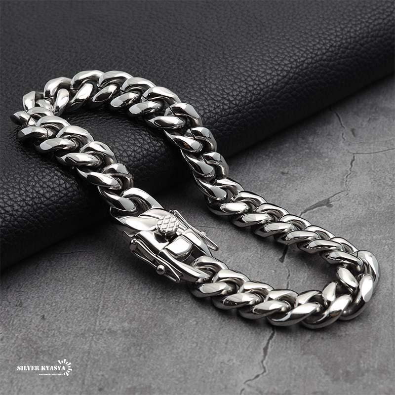 複数買いで最大300円OFFクーポン／316L 幅10mm メンズ ブレスレット