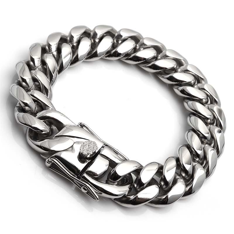 複数買いで最大300円OFFクーポン／316L 幅16mm 極太 メンズ