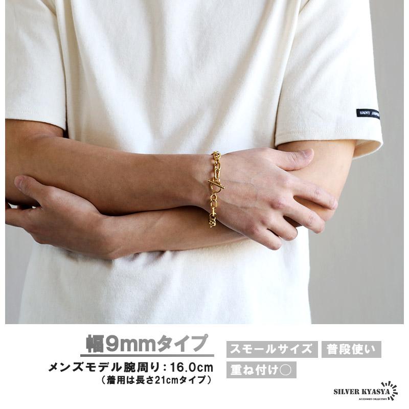 複数買いで最大30％OFFクーポン／ステンレス チェーンブレスレット
