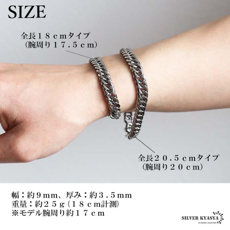 新！リニューアル 短いサイズ追加 ステンレス 定番 ダブル喜平