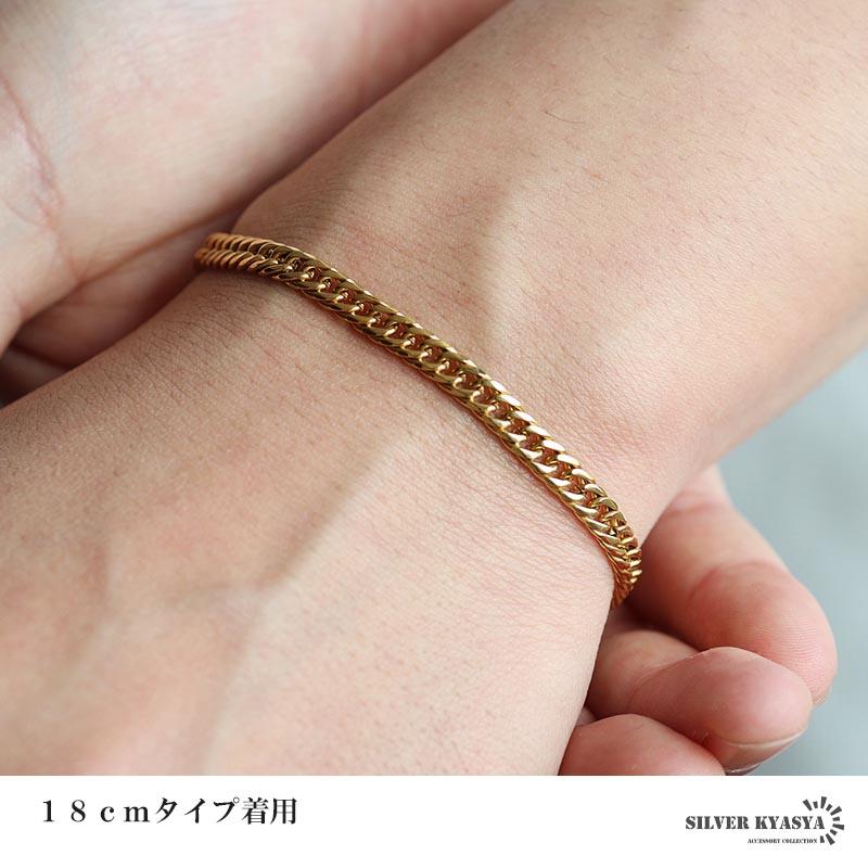 新！リニューアル 短いサイズ追加 ステンレス 定番 ダブル喜平