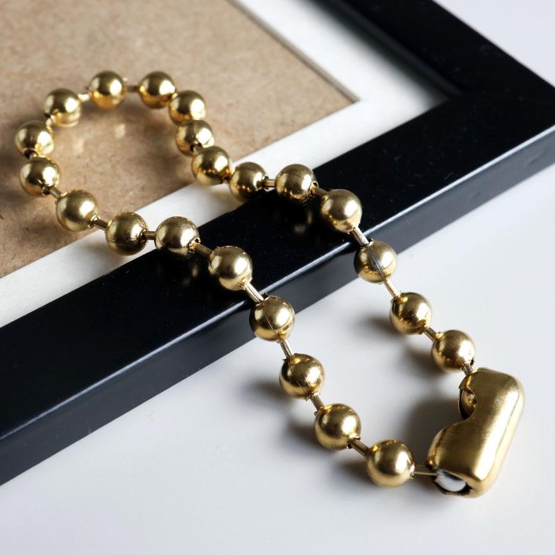 ラージボールブレスレット ゴールド 18k gp gold ステンレス ラージボールブレスレット ゴールド 18k gp gold ステンレス