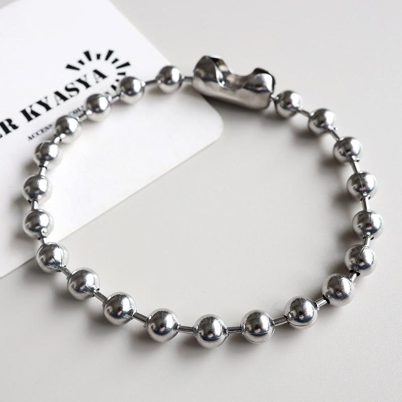 ラージボールブレスレット シルバー silver ステンレス ボール ラージボールブレスレット シルバー silver ステンレス ボール