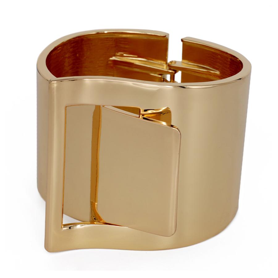 ア*ィ様 ベルト風バングル　エルメ◯ HERMES - エルメス ベルト モチーフ バングル メッキ レディース