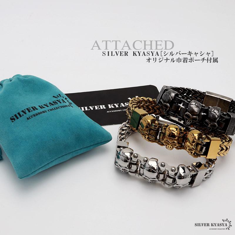 VINTAGE ダブルクロス クラウンスカル ブレスレット S925 VINTAGE ダブルクロス クラウンスカル ブレスレット S925