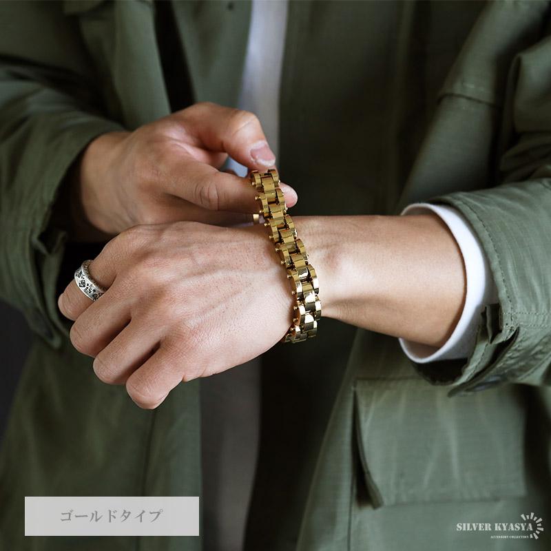 時計ベルト ブレスレット メンズ お洒落 メタルバンド ゴールド