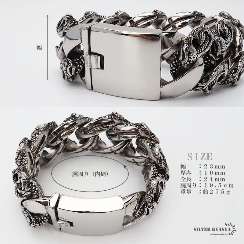 複数買いで最大30％OFFクーポン／超重厚 極太ブレスレット 幅34mm 