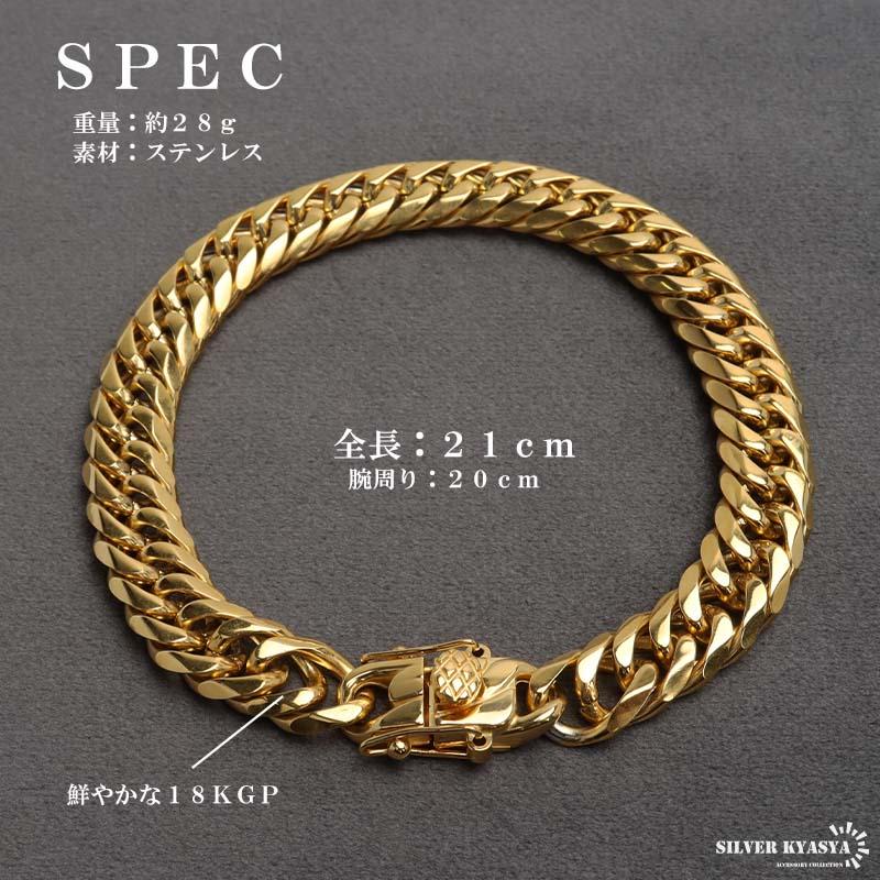 複数買いで最大300円OFFクーポン／ステンレス製 ダブル喜平 