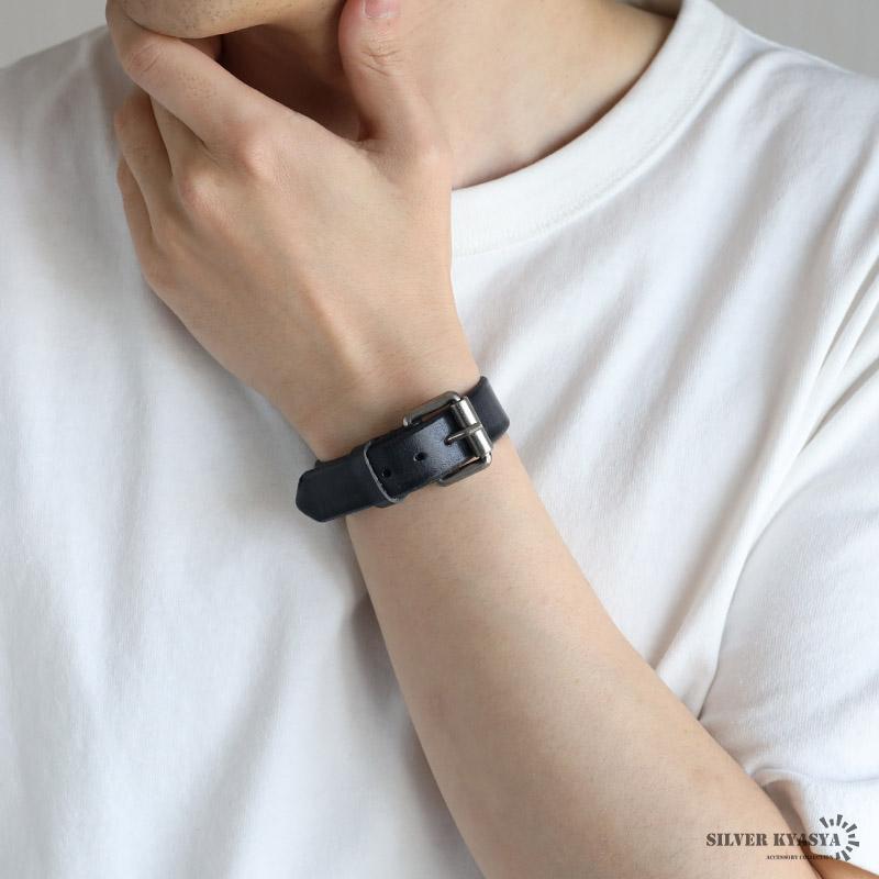 レザーバングル 牛 本革 レザーブレスレット ブラック 腕輪 レザーバングル 牛 本革 レザーブレスレット ブラック 腕輪