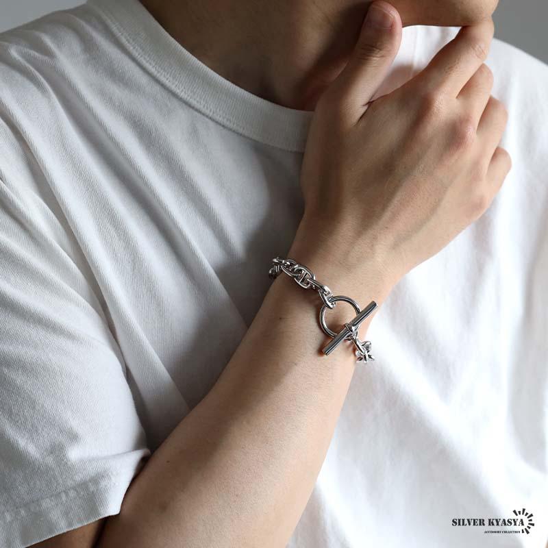 複数買いで最大300円OFFクーポン／アンカーチェーンブレスレット
