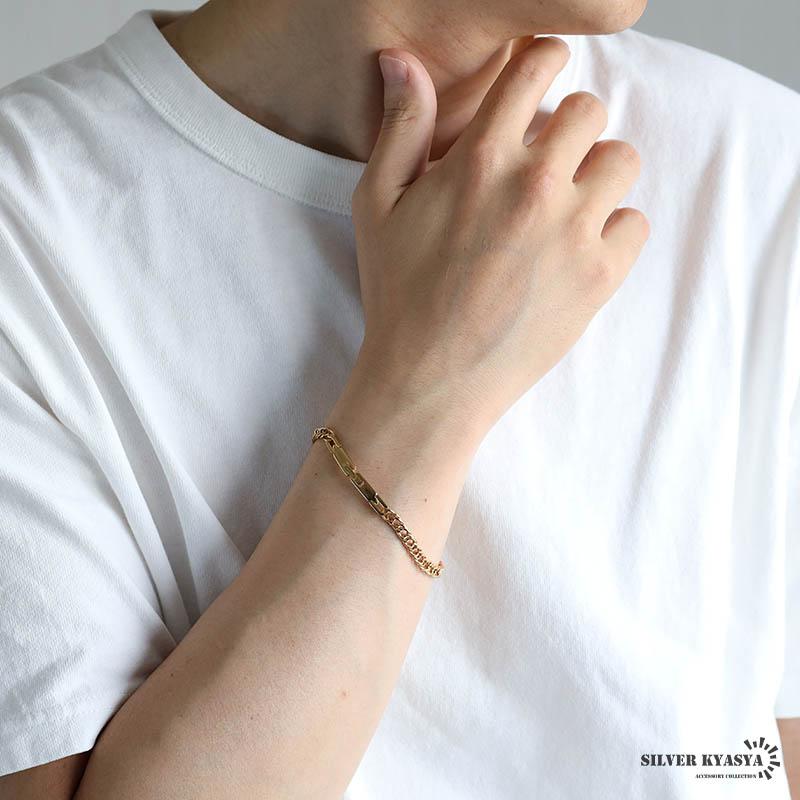 純チタン製 軽い ダブル喜平チェーンブレスレット チタンブレスレット