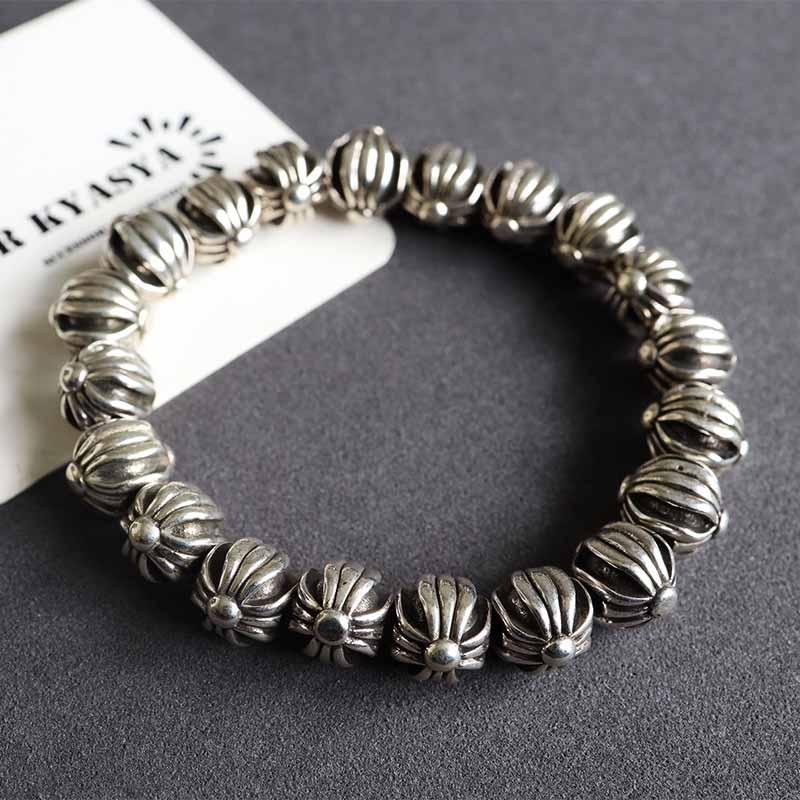 クロスブレスレット ボールブレスレット 数珠ブレスレット 十字架