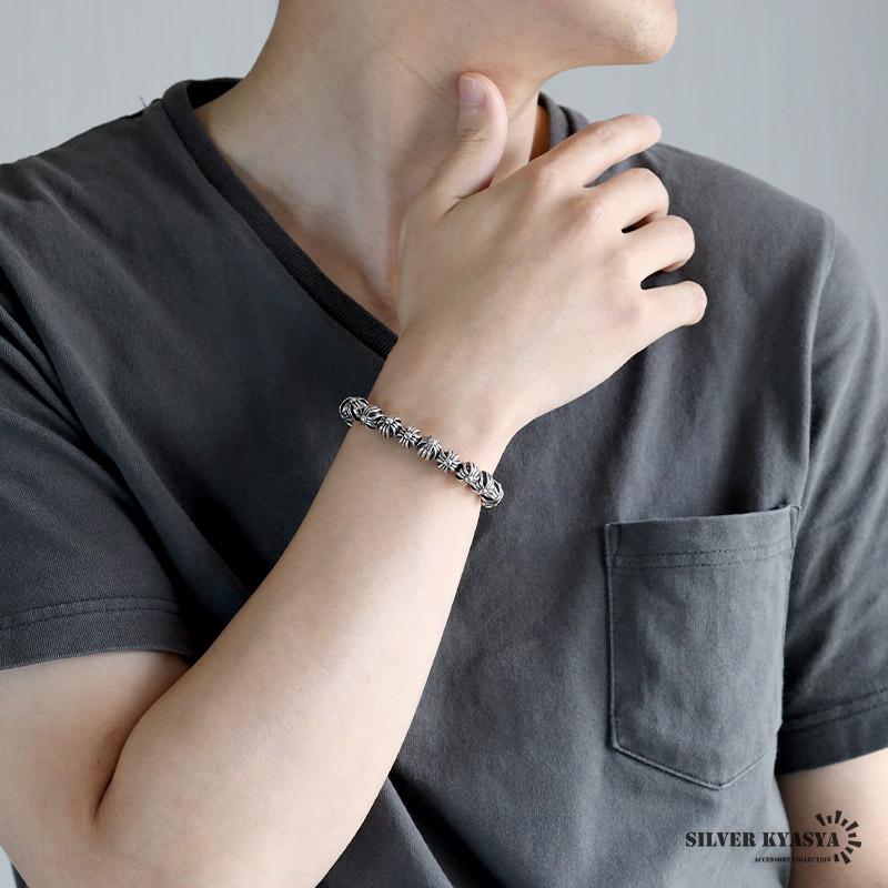 クロスブレスレット ボールブレスレット 数珠ブレスレット 十字架