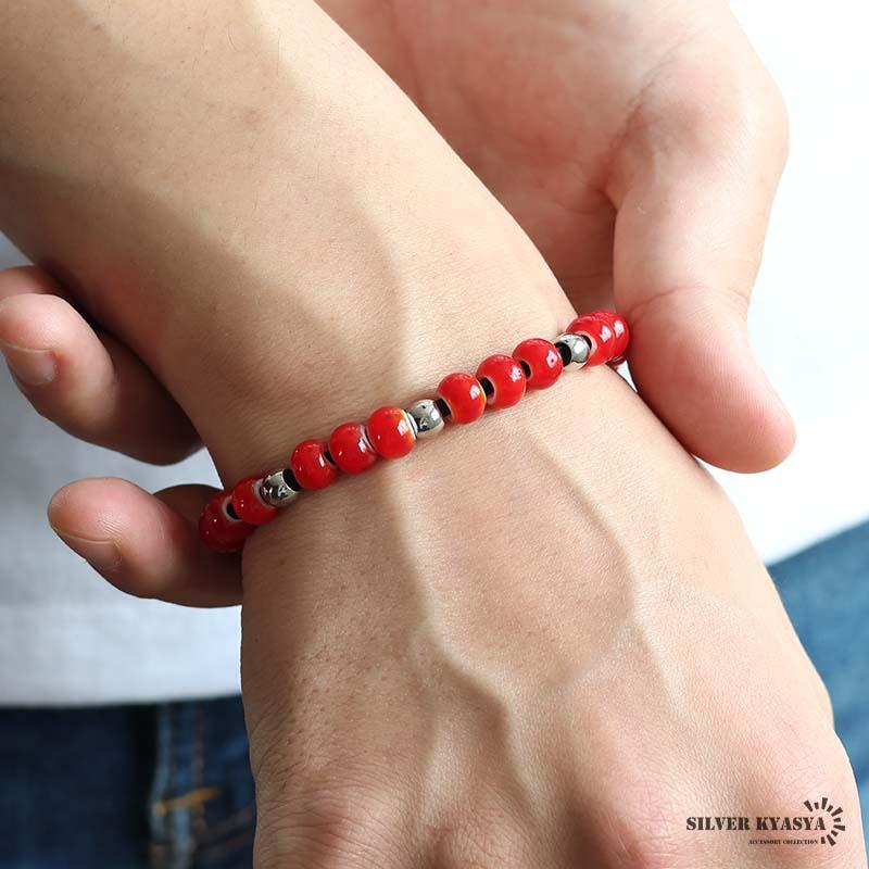 インディアンジュエリー ビーズブレスレット イーグル