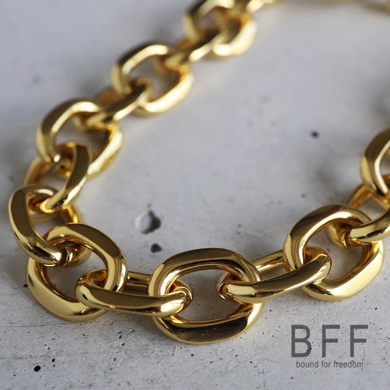 BFF ブランド マンテル チェーンブレスレット 太幅 ワイド BFF ブランド マンテル チェーンブレスレット 太幅 ワイド