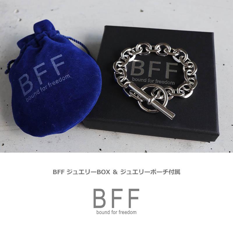 BFF ブランド マンテル チェーンブレスレット 太幅 ワイド シルバー