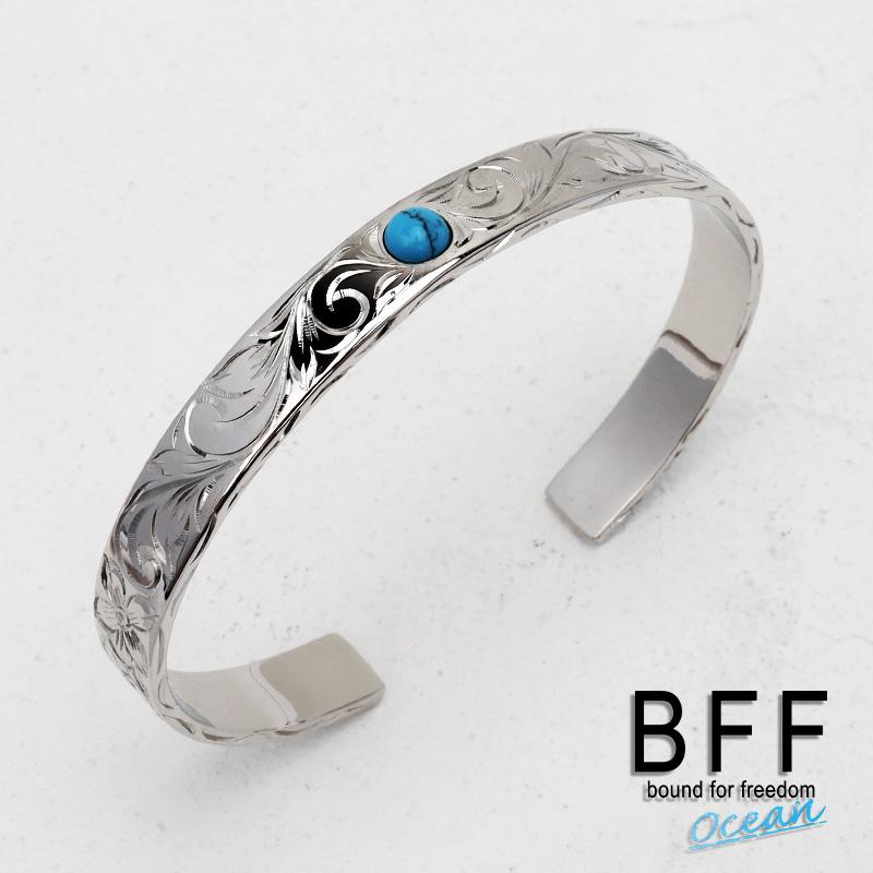 極美品✨ロノ BF006 ハワイアンジュエリー #6 バングル 925 複数買いで最大30％OFFクーポン／BFF ブランド ハワイアンバングル