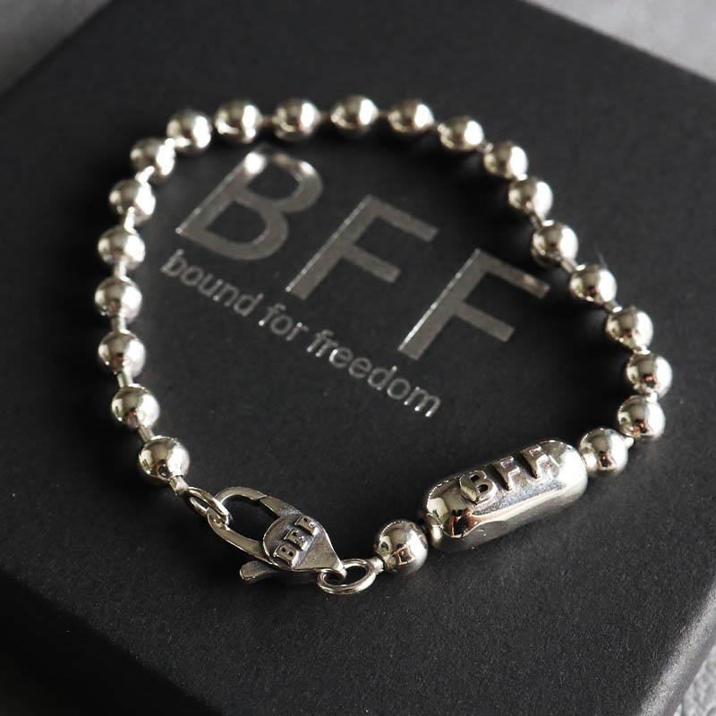 BFF ブランド ボールチェーン ブレスレット メンズ 幅5mm シンプル