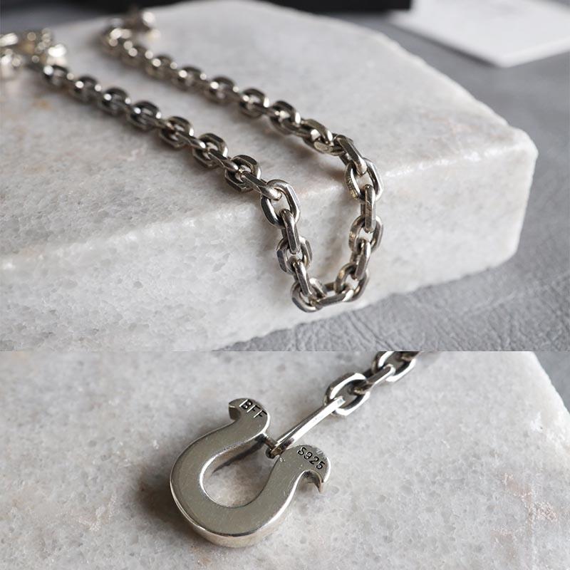 BFF ブランド 馬蹄 マンテルブレスレット シルバー925 唐草 チェーン