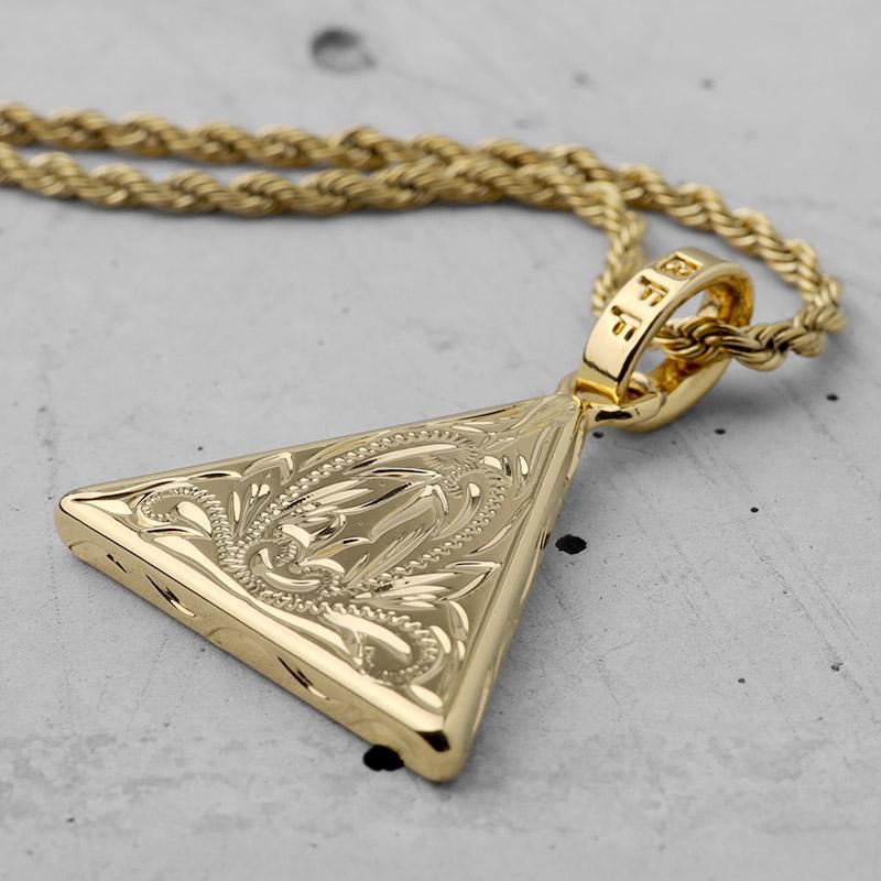BFF ブランド トライアングルネックレス ゴールド 18K GP gold 金色