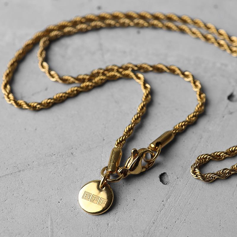 BFF ブランド トライアングルネックレス ゴールド 18K GP gold 金色