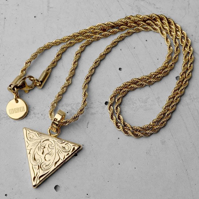 BFF ブランド トライアングルネックレス ゴールド 18K GP gold BFF ブランド トライアングルネックレス ゴールド 18K GP gold