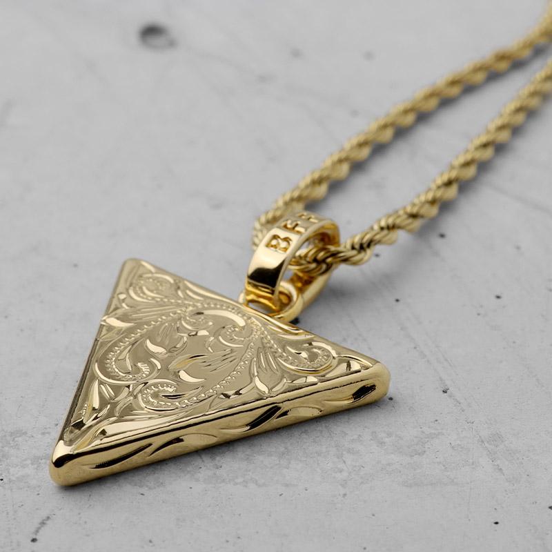 BFF ブランド トライアングルネックレス ゴールド 18K GP gold 金色