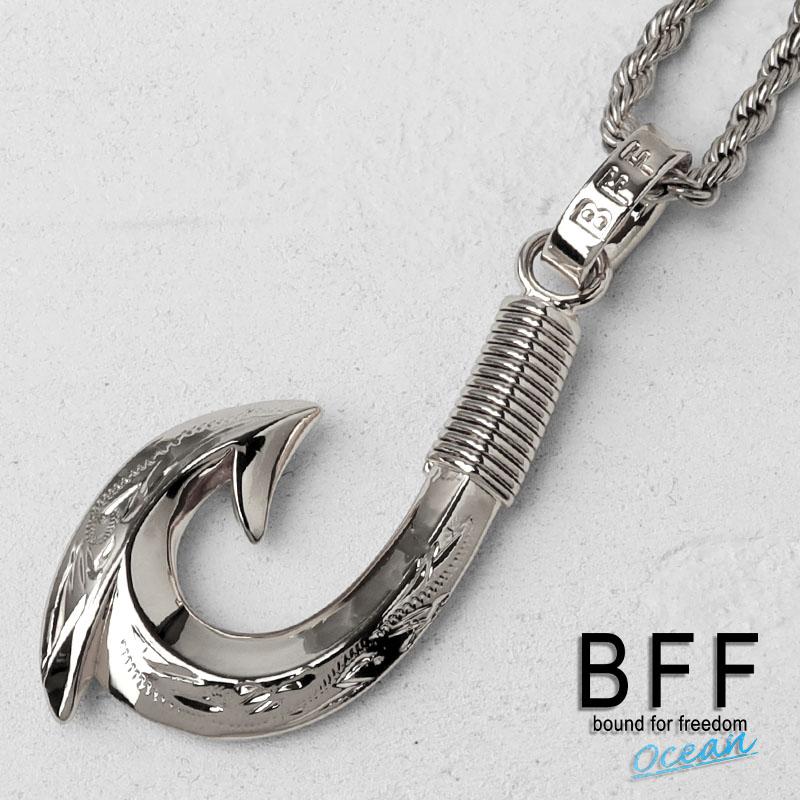 BFF ブランド フィッシュフックネックレス 銀色 シルバー silver BFF ブランド フィッシュフックネックレス 銀色 シルバー silver