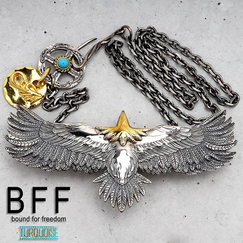 BFF ブランド イーグルネックレス 80mm シルバー925 ネックレス BFF ブランド イーグルネックレス 80mm シルバー925 ネックレス