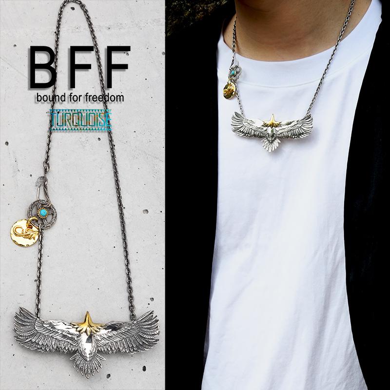 BFF ブランド イーグルネックレス 80mm シルバー925 ネックレス BFF ブランド イーグルネックレス 80mm シルバー925 ネックレス