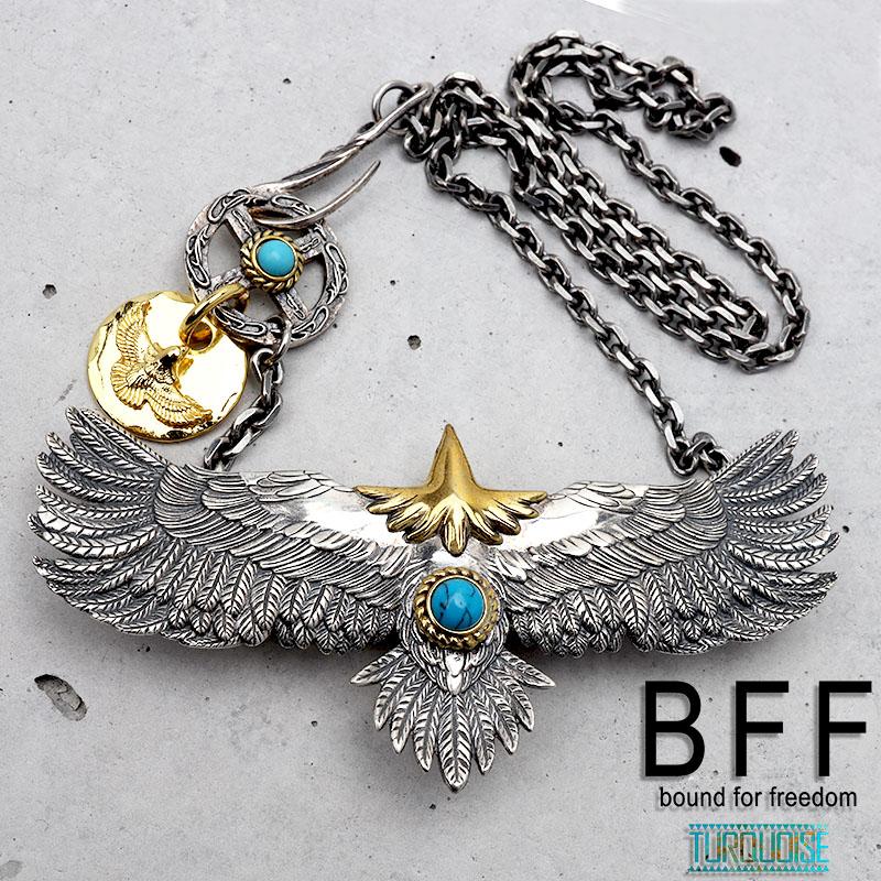 BFF ブランド イーグルネックレス 80mm シルバー925 ネックレス BFF ブランド イーグルネックレス 80mm シルバー925 ネックレス