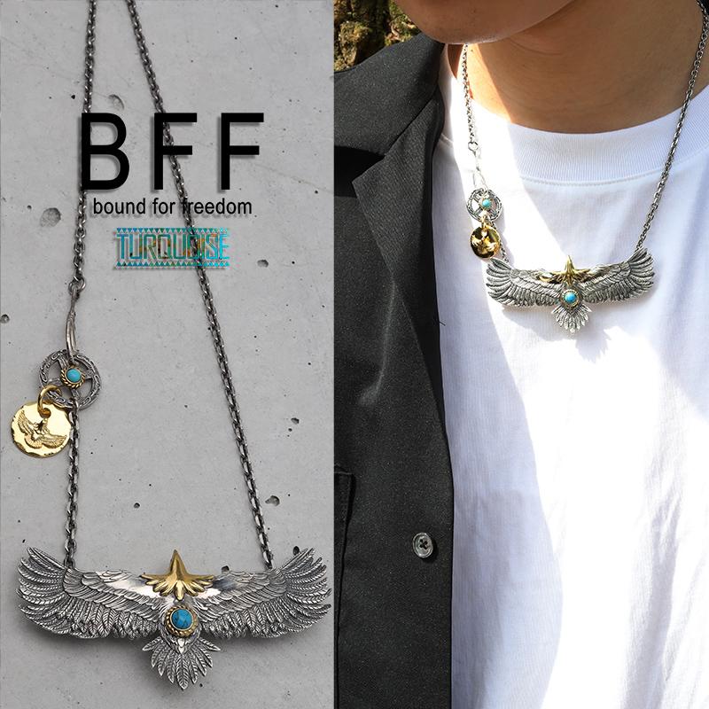 複数買いで最大30％OFFクーポン／BFF ブランド イーグルネックレス