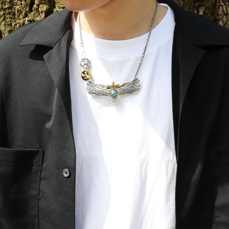 BFF ブランド イーグルネックレス 80mm シルバー925 ネックレス BFF ブランド イーグルネックレス 80mm シルバー925 ネックレス