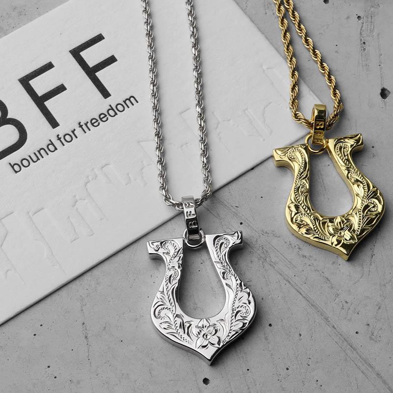 BFF ブランド ホースシューネックレス シルバー925 シルバー 銀色