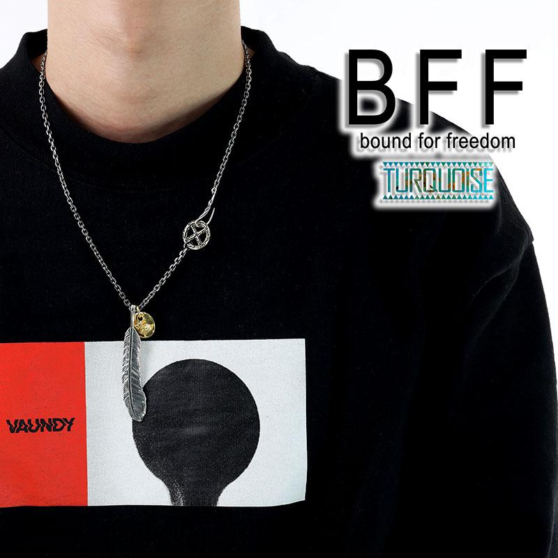 BFF ブランド フェザーネックレス シルバー925 プレーン 羽根 BFF ブランド フェザーネックレス シルバー925 プレーン 羽根