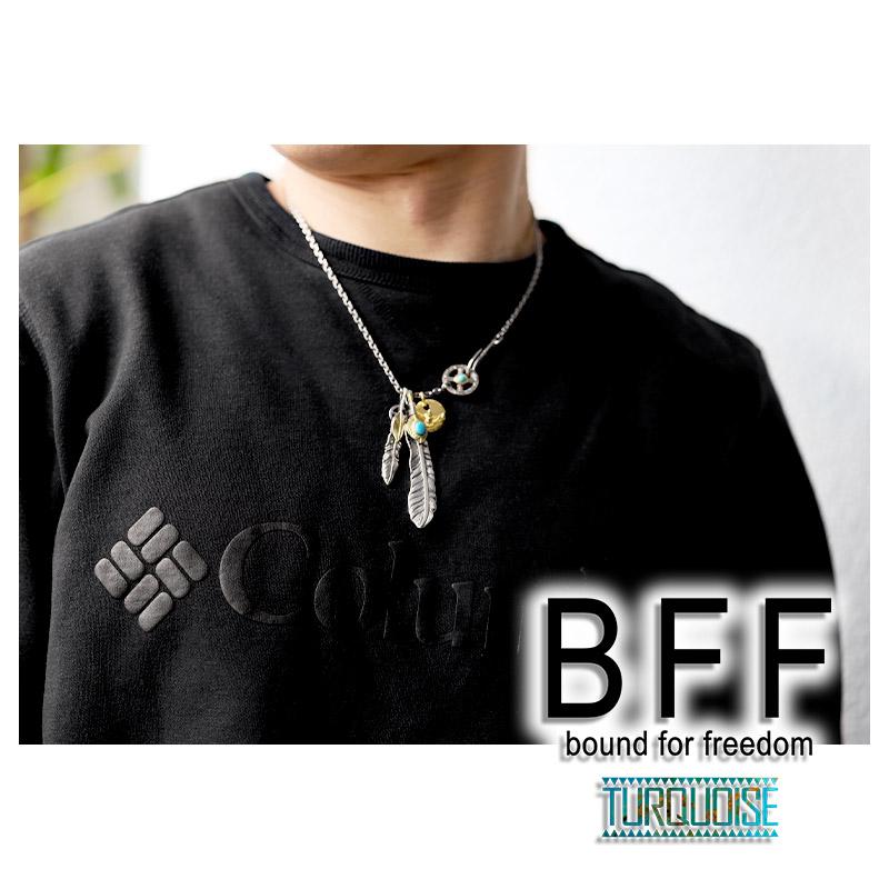BFF ブランド フェザーネックレス メンズ シルバー925 BFF ブランド フェザーネックレス メンズ シルバー925