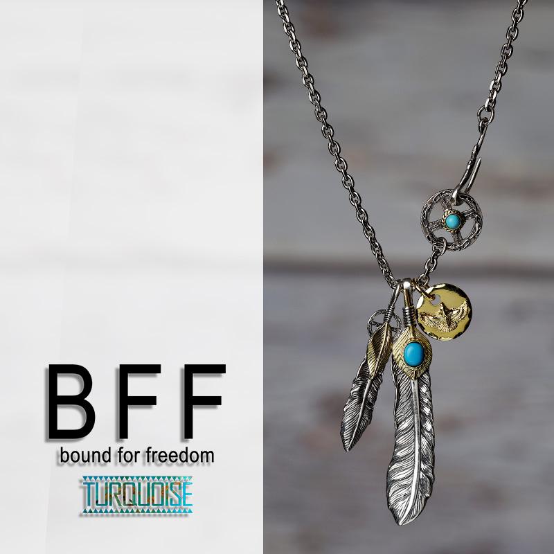 BFF ブランド フェザーネックレス メンズ シルバー925 BFF ブランド フェザーネックレス メンズ シルバー925