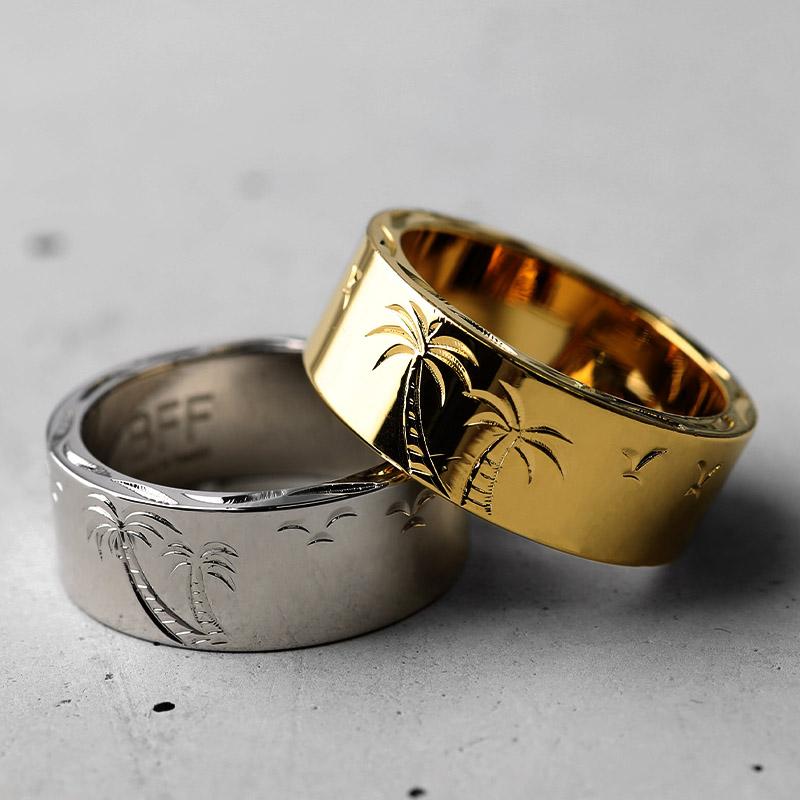 (B072501)K18 YG リング 平打ち リーフモチーフ 約8号〜9号 B072501)K18 YG リング 平打ち リーフモチーフ 約8号〜9号