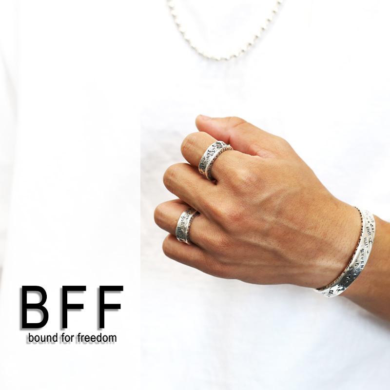 BFF ブランド RAKUGAKIリング シルバーリング メンズ 指輪 BFF ブランド RAKUGAKIリング シルバーリング メンズ 指輪