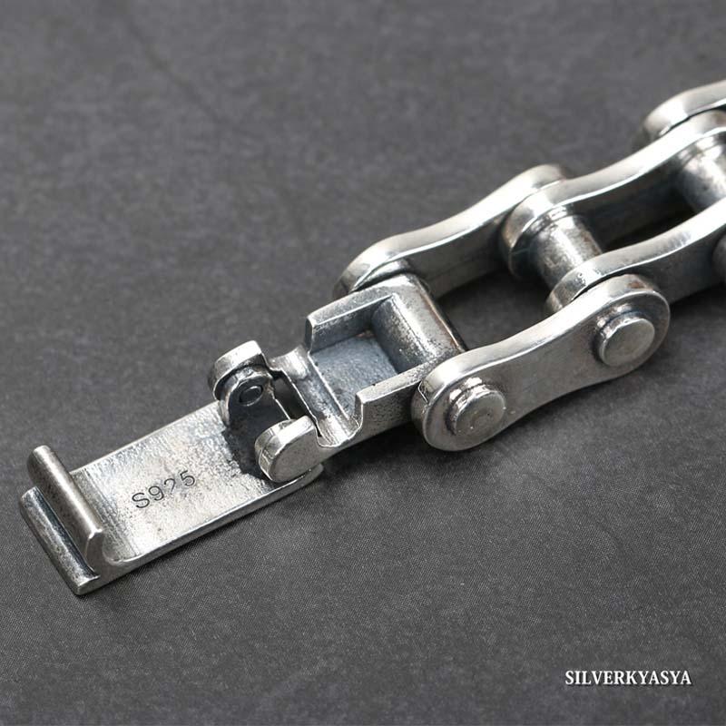 複数買いで最大300円OFFクーポン／シルバー925 バイクチェーン