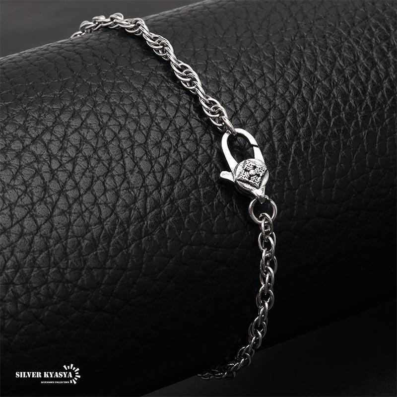 複数買いで最大300円OFFクーポン／シルバー925 チェーンブレスレット