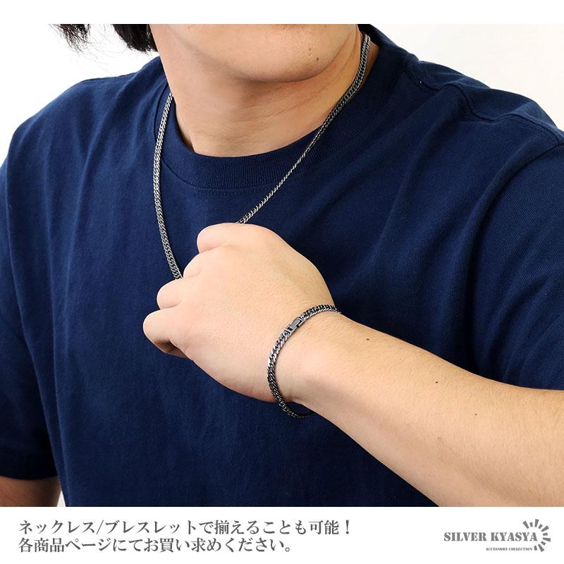 シルバー925 ダブル喜平ブレスレット 幅5mm メンズブレスレット