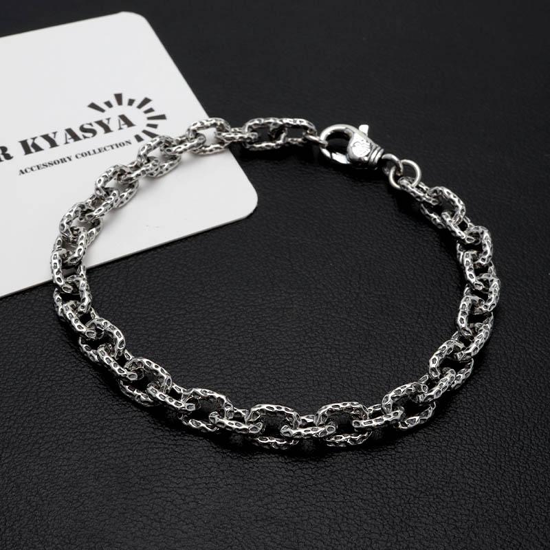 複数買いで最大30％OFFクーポン／シルバー925 槌目 チェーン