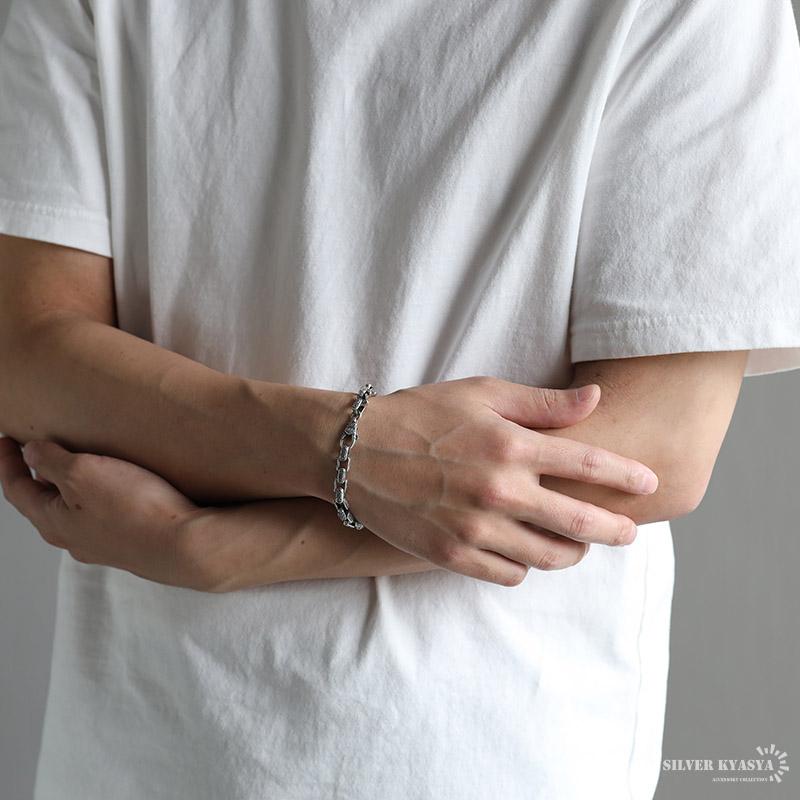 複数買いで最大30％OFFクーポン／シルバー925 唐草ブレスレット