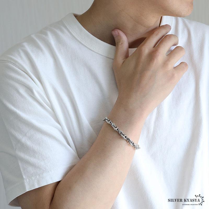 複数買いで最大300円OFFクーポン／シルバー925 唐草 アンカー