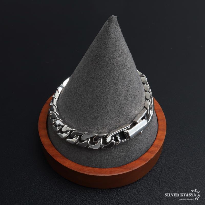 クーポンで10％OFF シルバー925 喜平ブレスレット メンズ チェーン